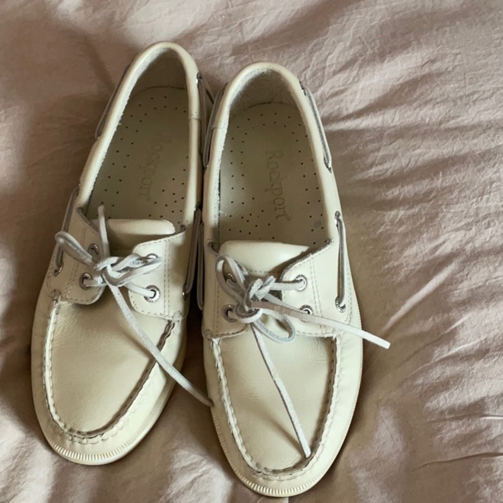 Rockport leather boatshoes